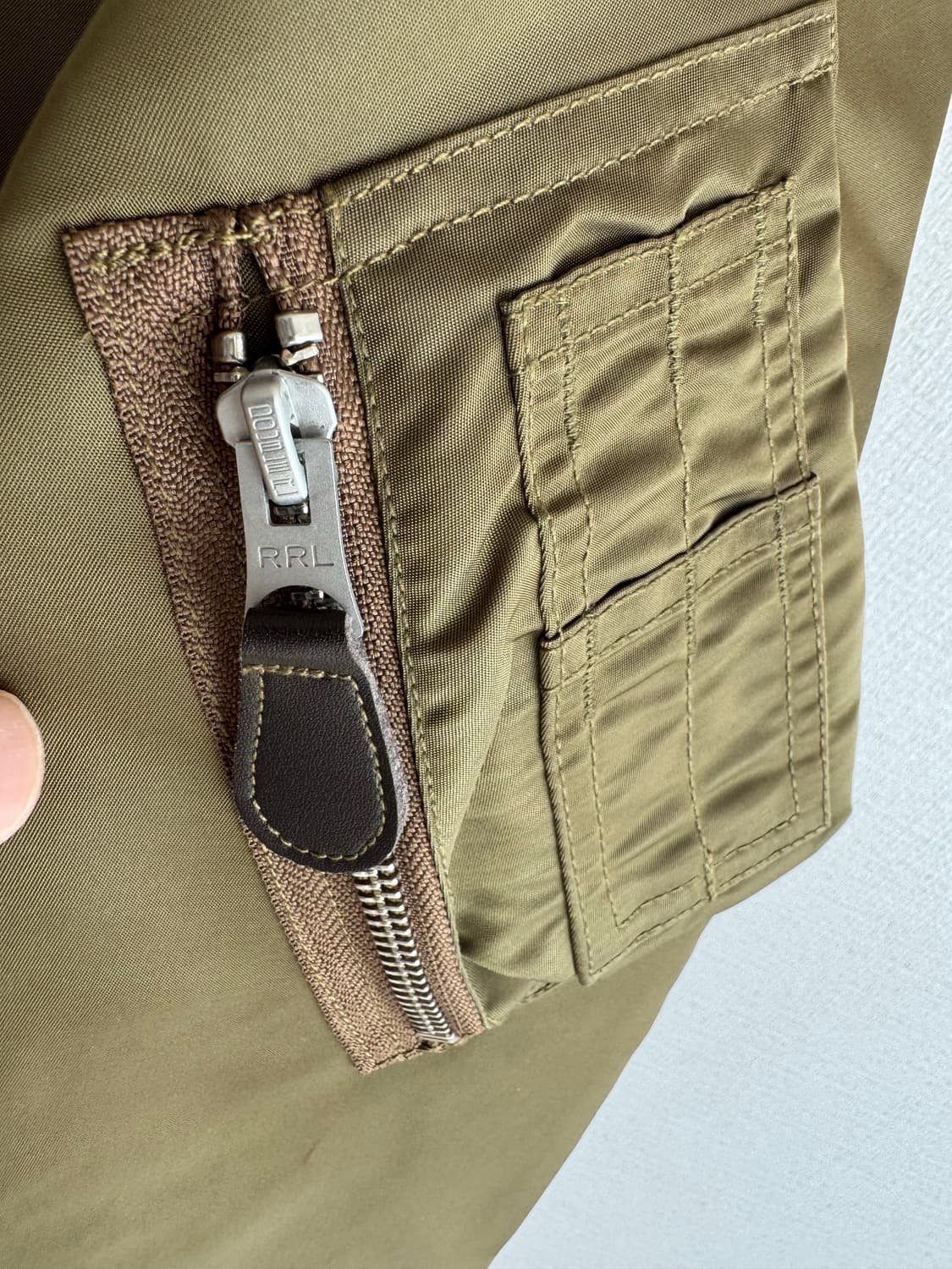 XL RRL 리버시블 플라이트 ma-1 자켓 상품이미지5