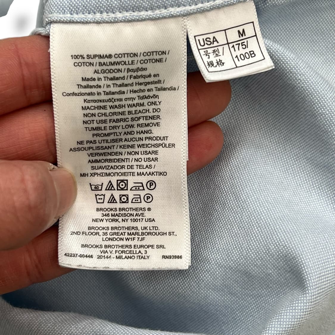 브룩스브라더스 야자수 자수 셔츠 r2060 상품이미지6