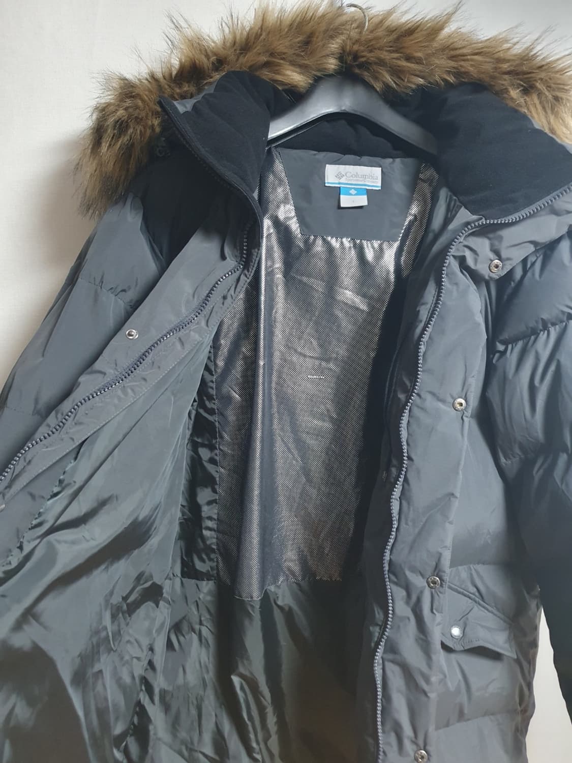 컬럼비아 히트 후드 패딩 100 다크그레이 🧥❄️ 상품이미지5