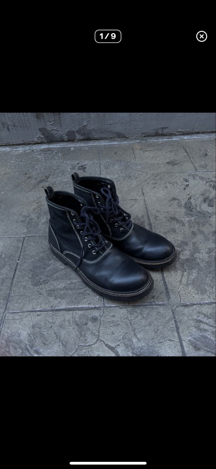 꼼데가르송 옴므 스티치 이중 도킹 부츠 상품이미지1