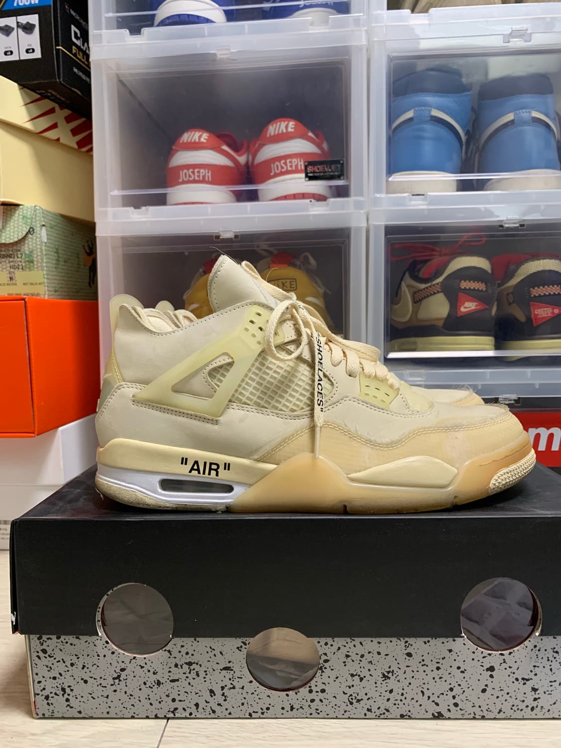[w290][m285]나이키 오프화이트 조던4 세일 상품이미지4