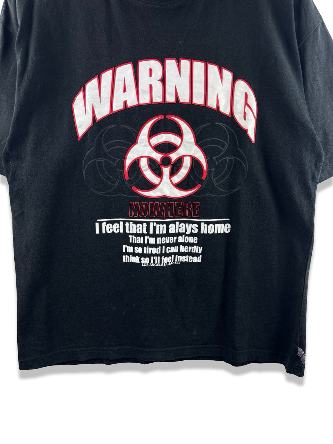 WARNING Biohazard Symbol TEE4117 상품이미지4