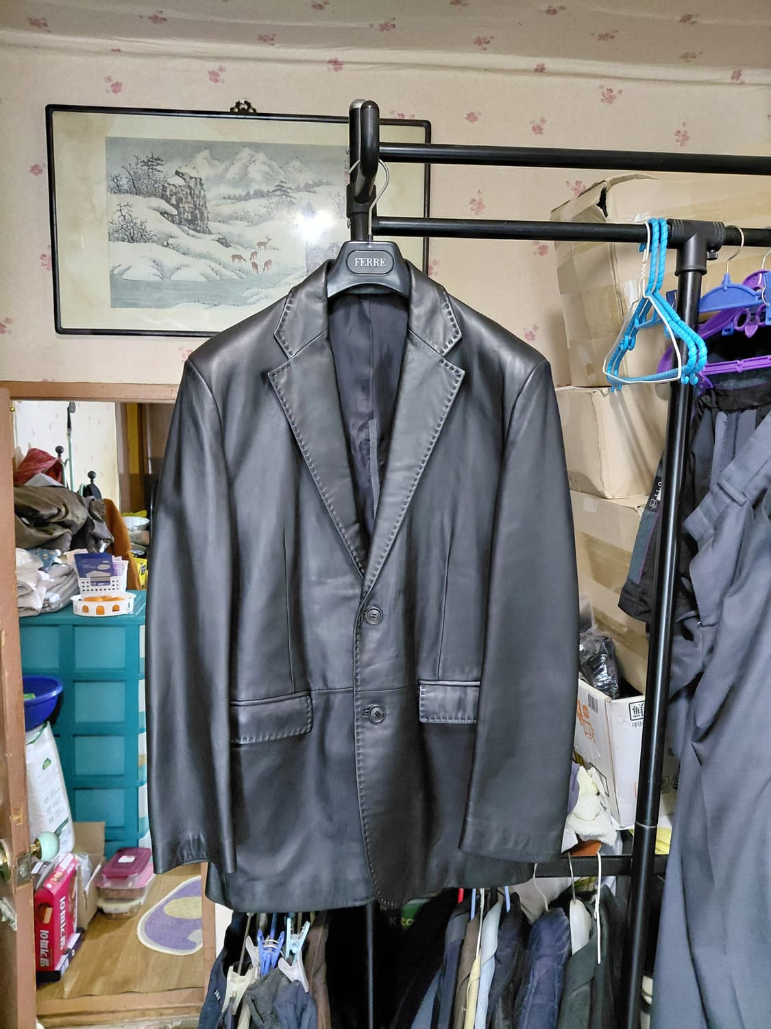 [인터메조]양가죽 자켓 103사이즈 상품이미지1