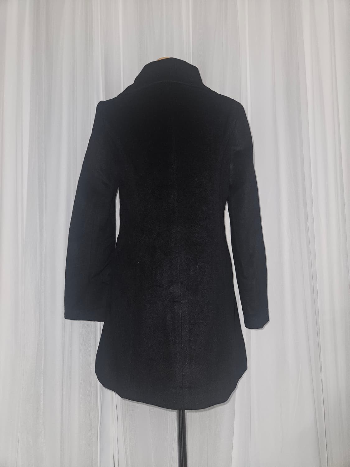 any sis by kumikyoku 히메 미드나잇 블랙 앙고라 코트  상품이미지4