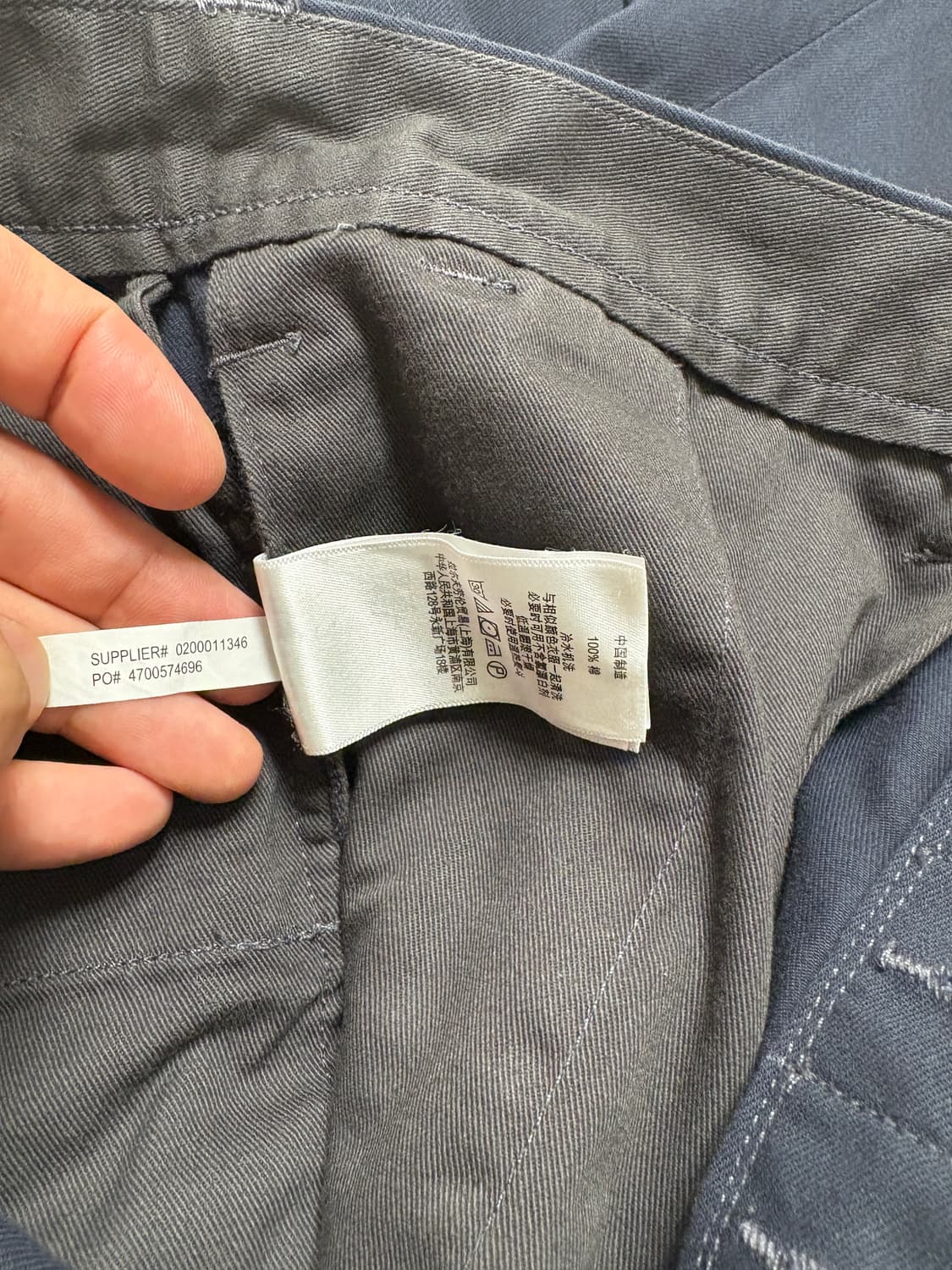 [32x30] 더블알엘 rrl 네이비 치노 팬츠 상품이미지6