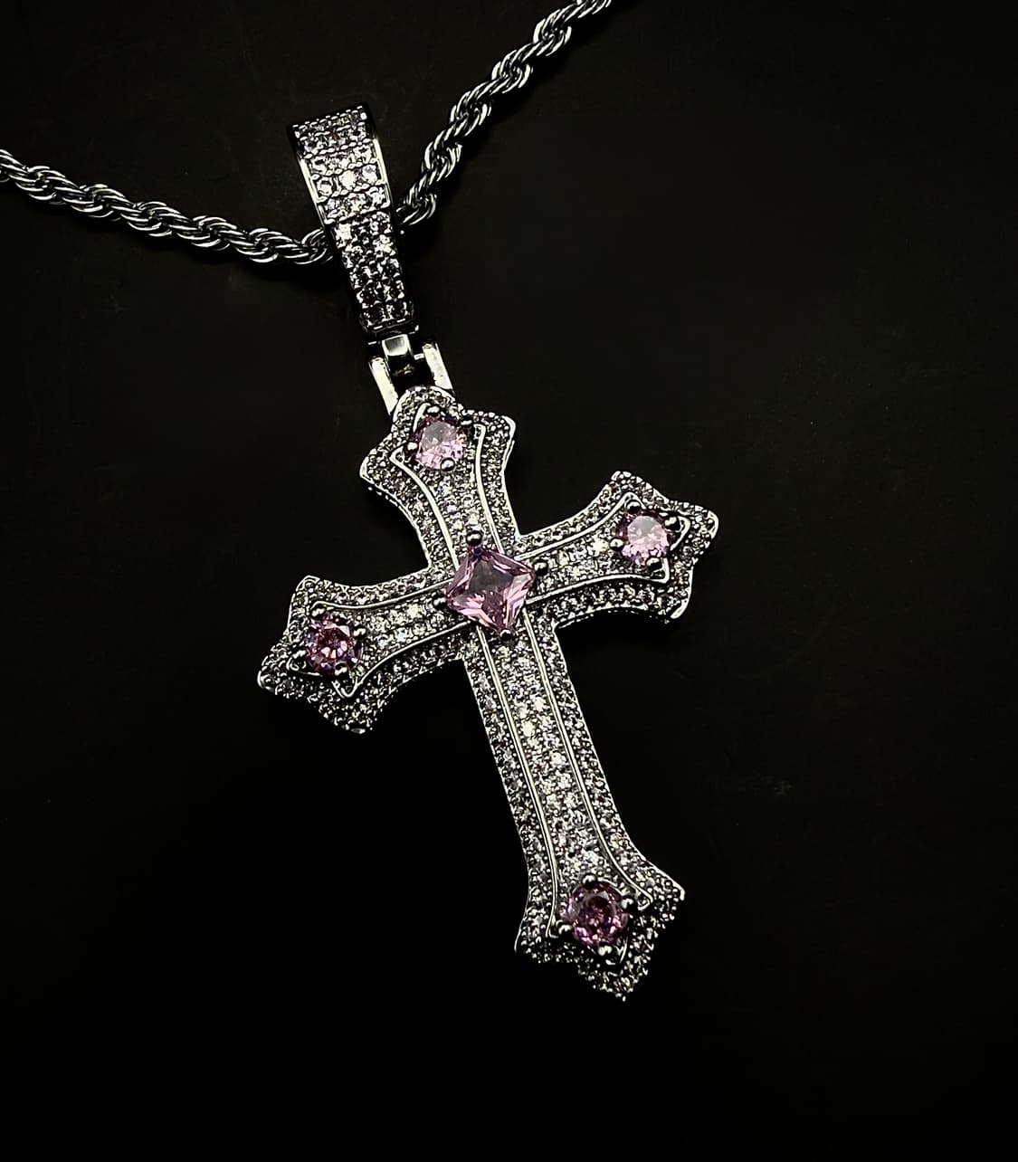 pcr053 Pink the cross necklace 상품이미지5