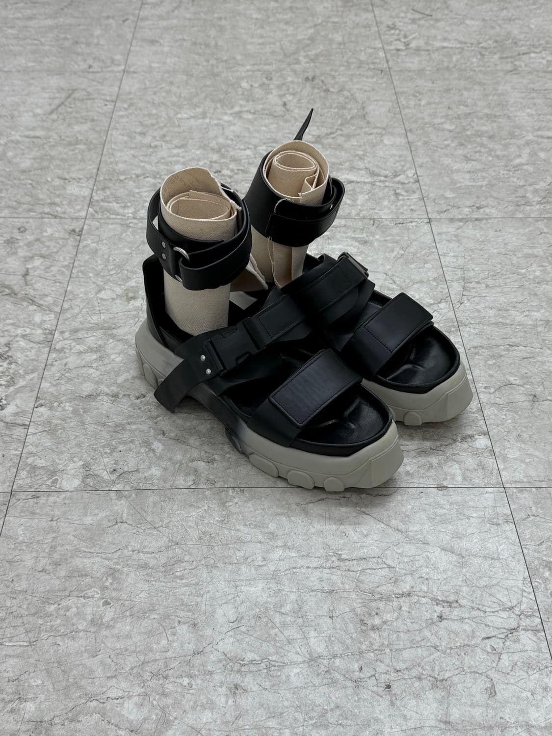 Rick owens / ankle strap tractor sandals 상품이미지4