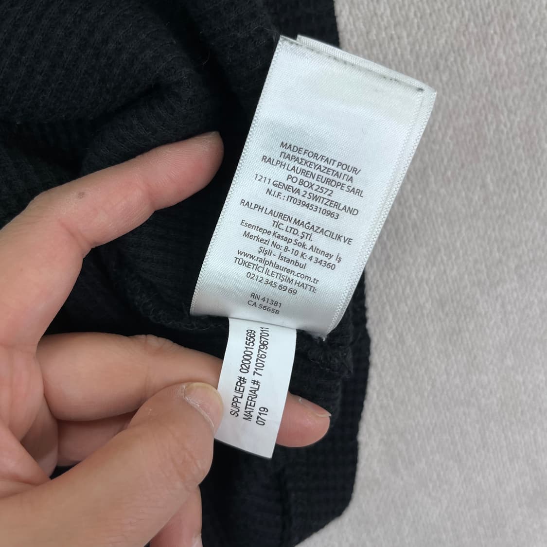 95 폴로 랄프로렌 와플 롱슬리브 티셔츠 상품이미지5