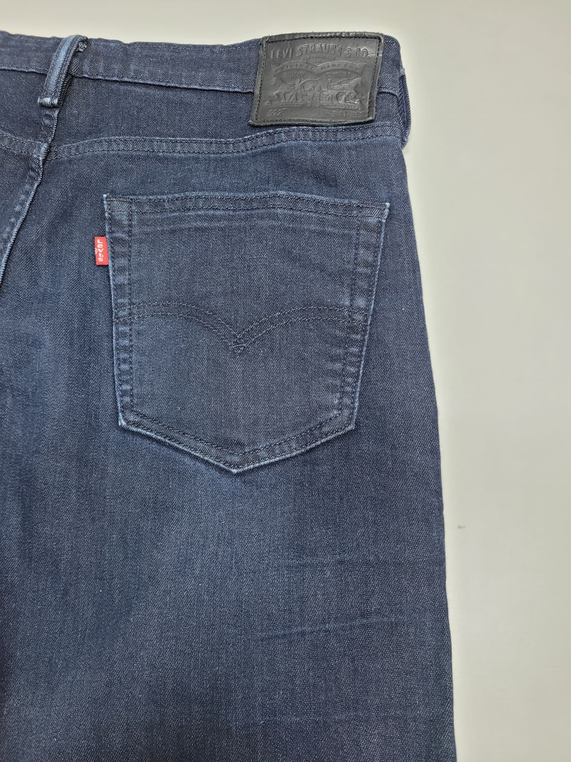 LEVI'S 리바이스 522 블랙가죽탭 데님 청바지 / 남 34 중청
 상품이미지5