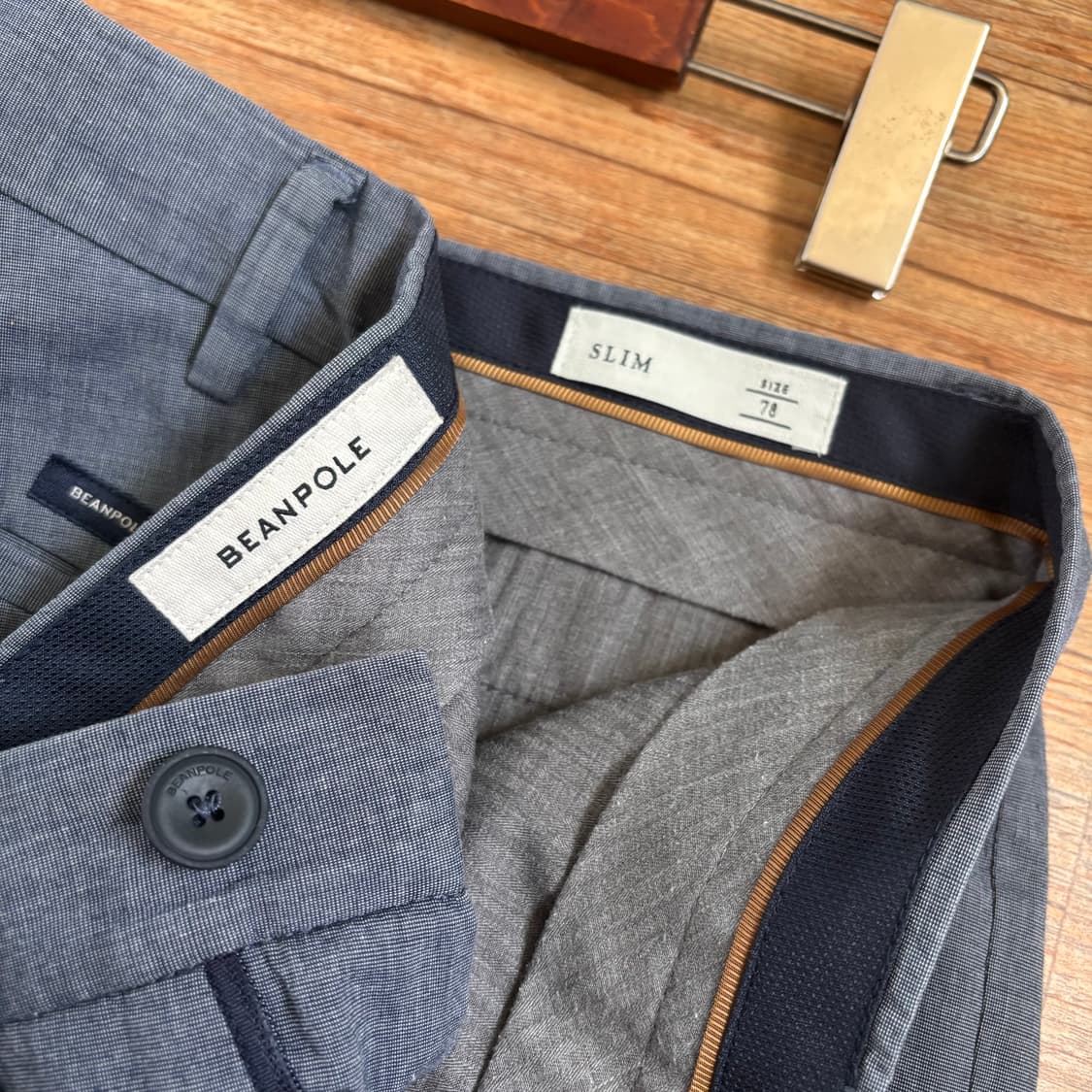 빈폴 슬림핏 30 면바지 스판 슬랙스 173 기장  상품이미지3