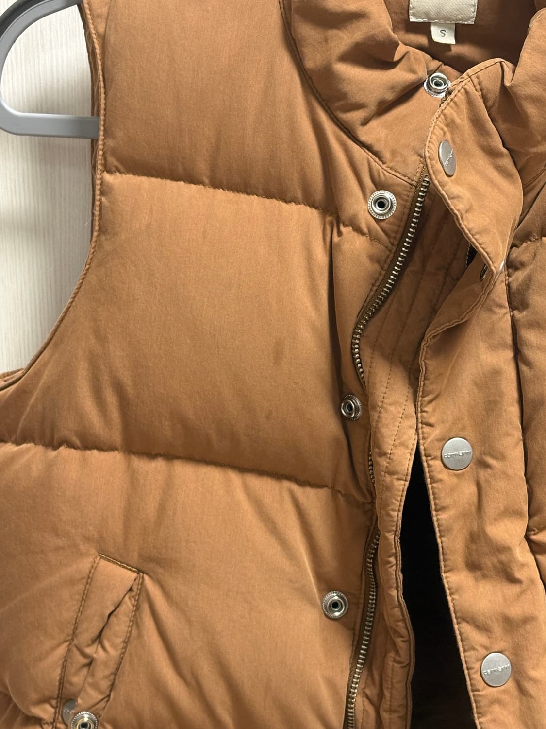 A.P.C X 칼하트 우먼스 조끼패딩 S 상품이미지3