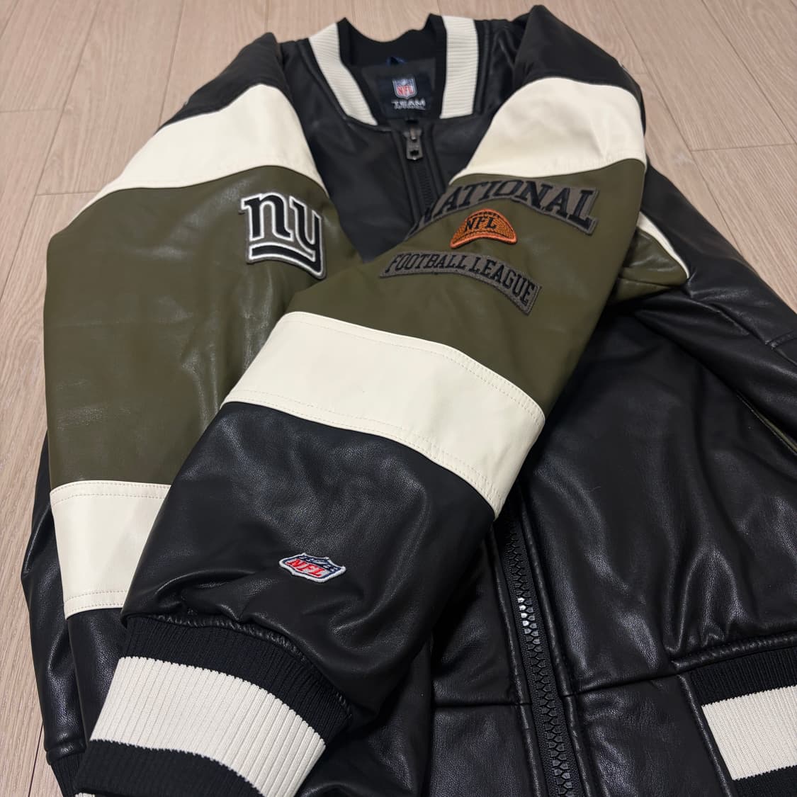 NFL 백로고 플래그 뉴욕 바시티 자켓 상품이미지3