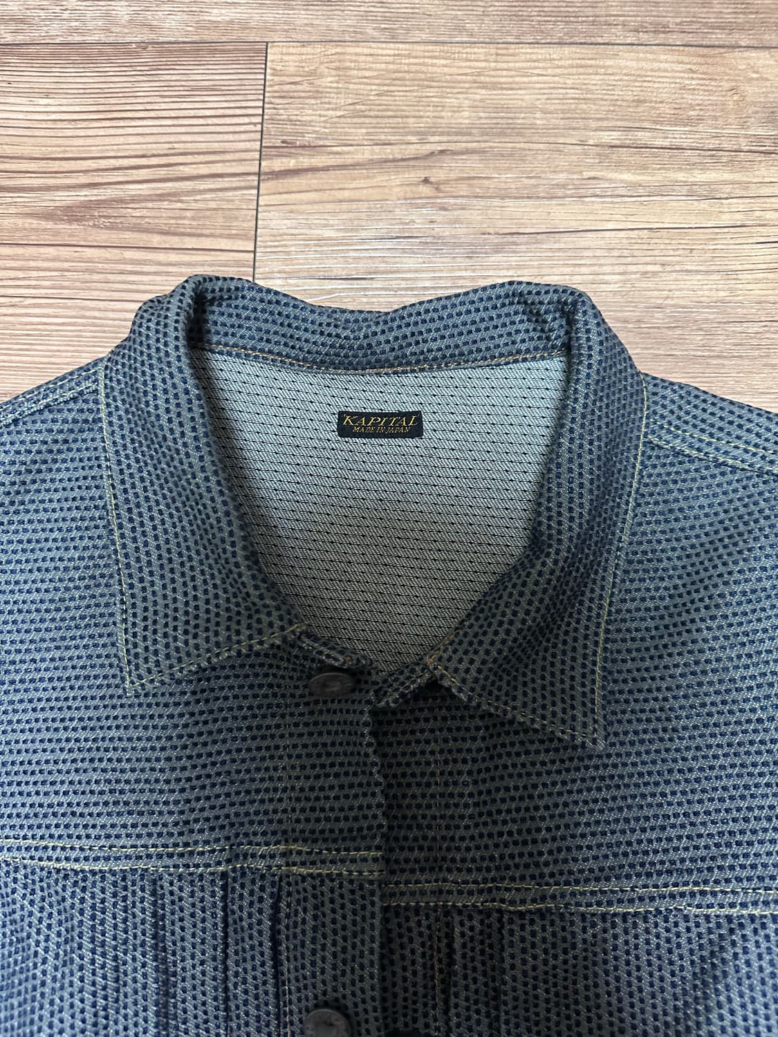 캐피탈 센츄리 데님 자켓 N7S 차콜 5사이즈 소킹 상품이미지3