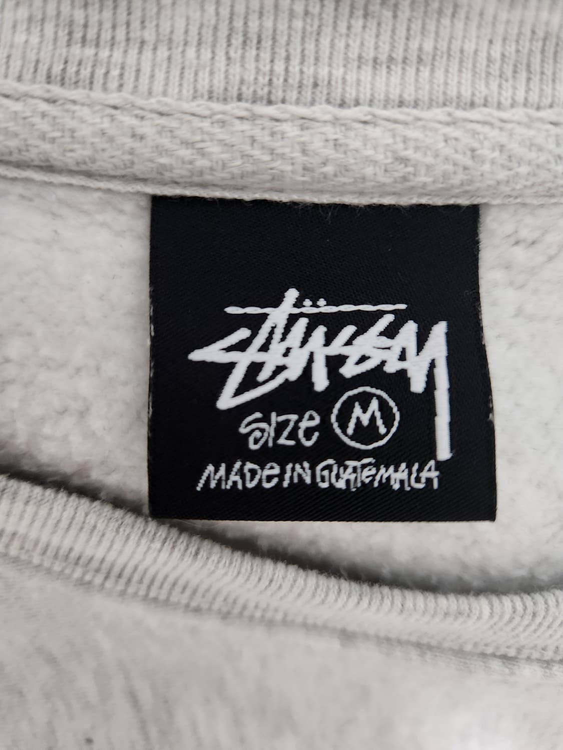 스투시 애쉬 헤더 맨투맨 M 판매 상품이미지3