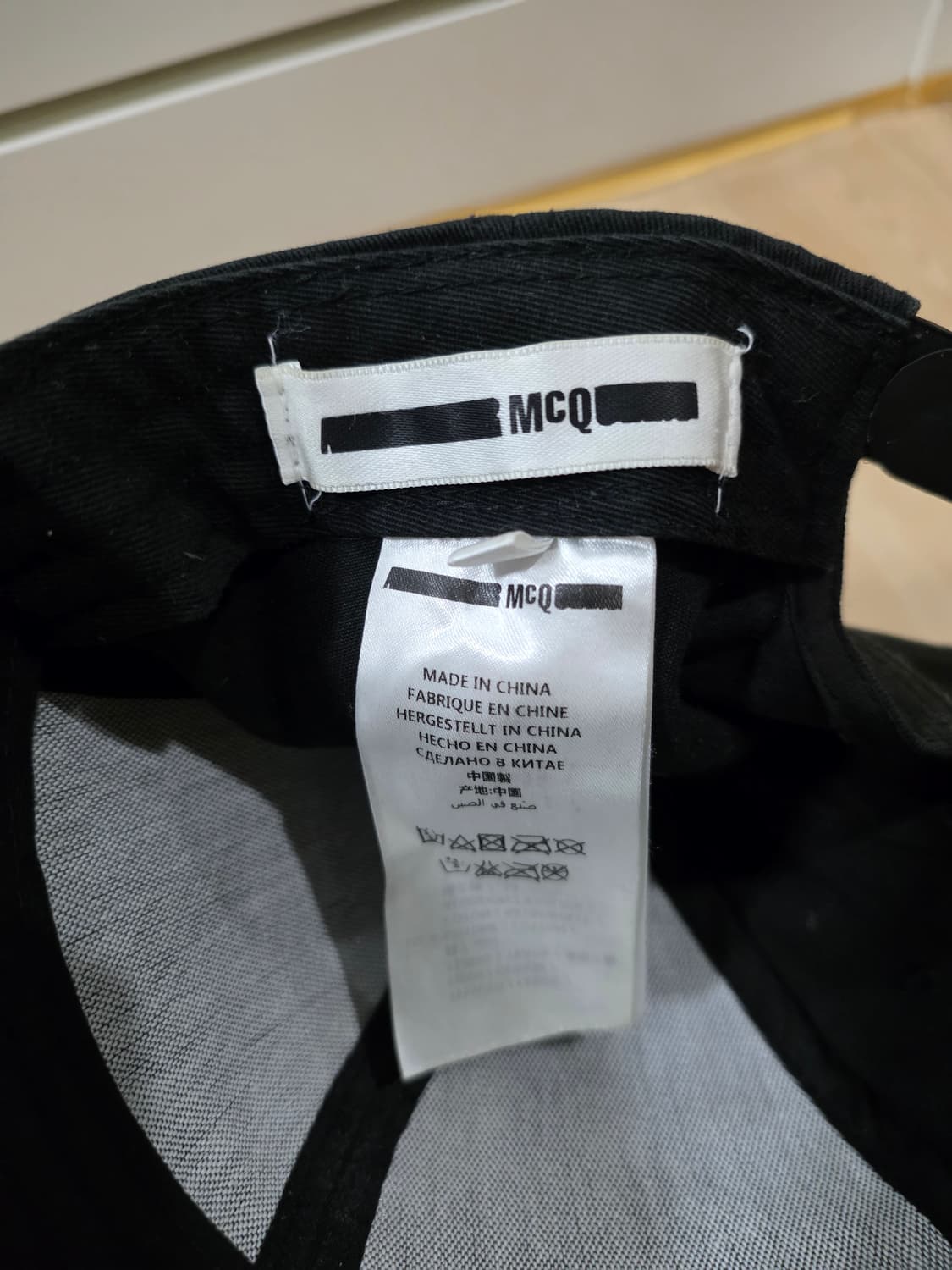 알렉산더 맥퀸 볼캡 모자  상품이미지4