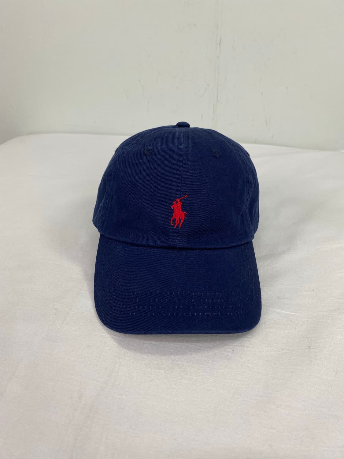 폴로 랄프로렌 네이비 레드 포니 볼캡 상품이미지1