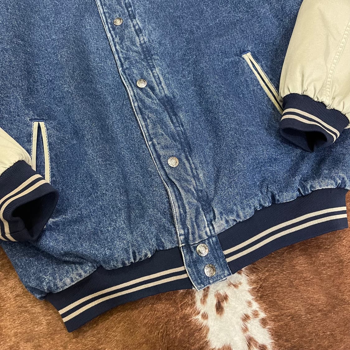 90's  NORTH BAY 베이스볼 바시티 상품이미지2