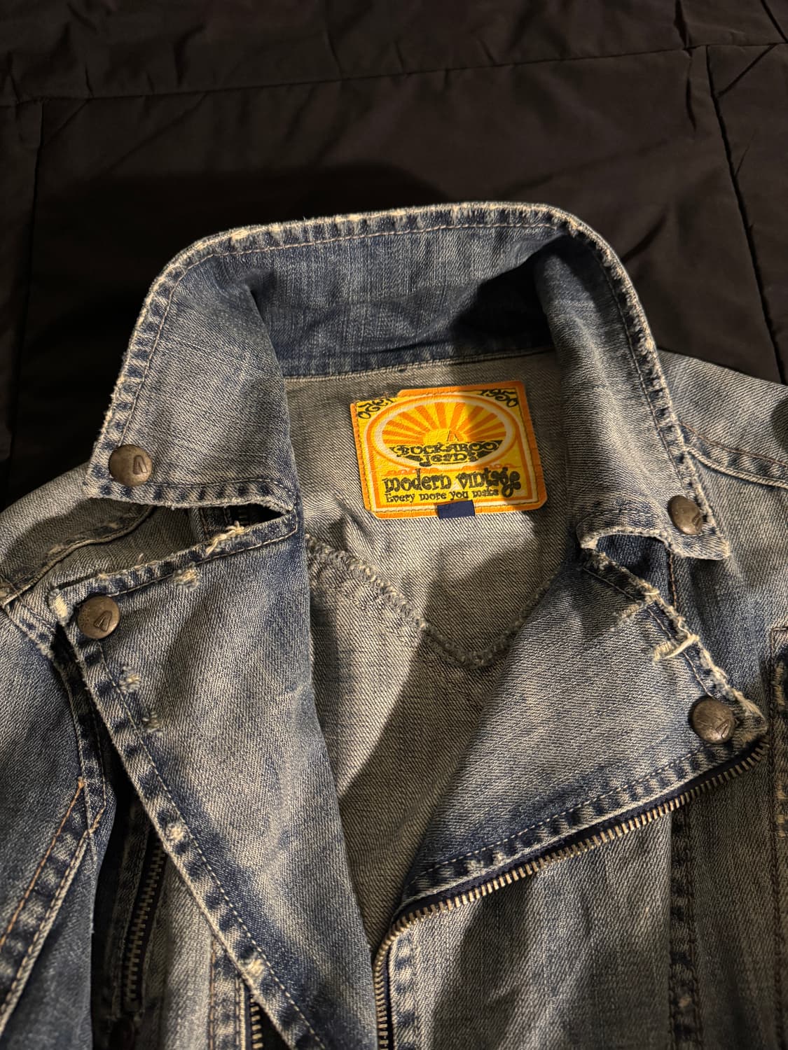 버커루 데님 라이더 자켓 상품이미지6