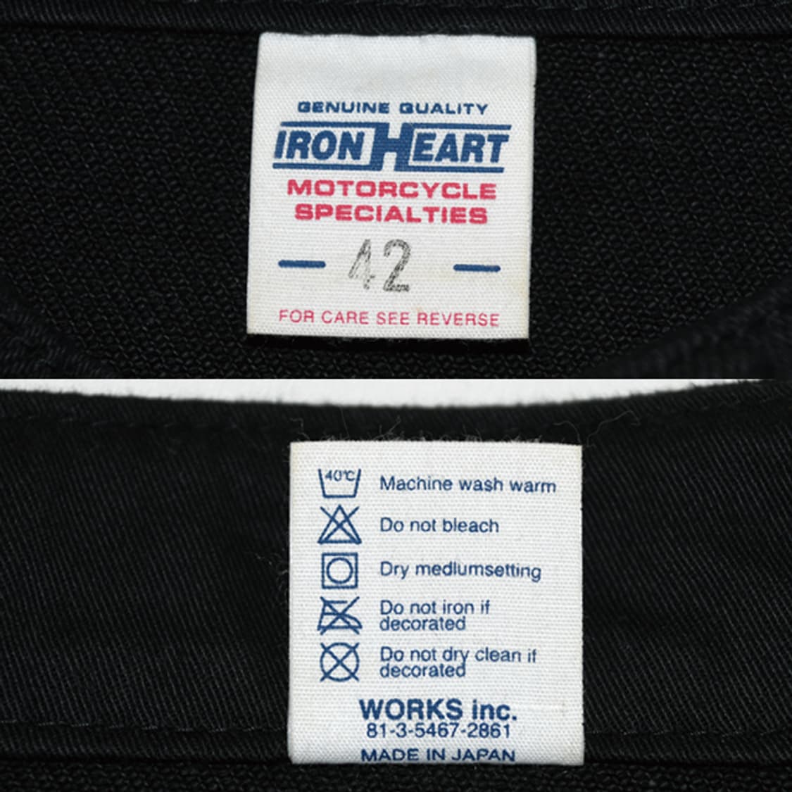 Iron Heart 블랙라이더자켓 상품이미지9