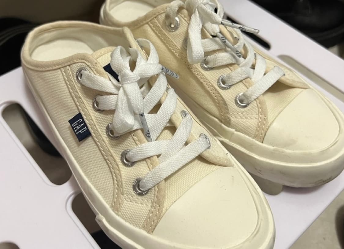 gap 갭 뮬 스니커즈 아이보리 230 상품이미지2