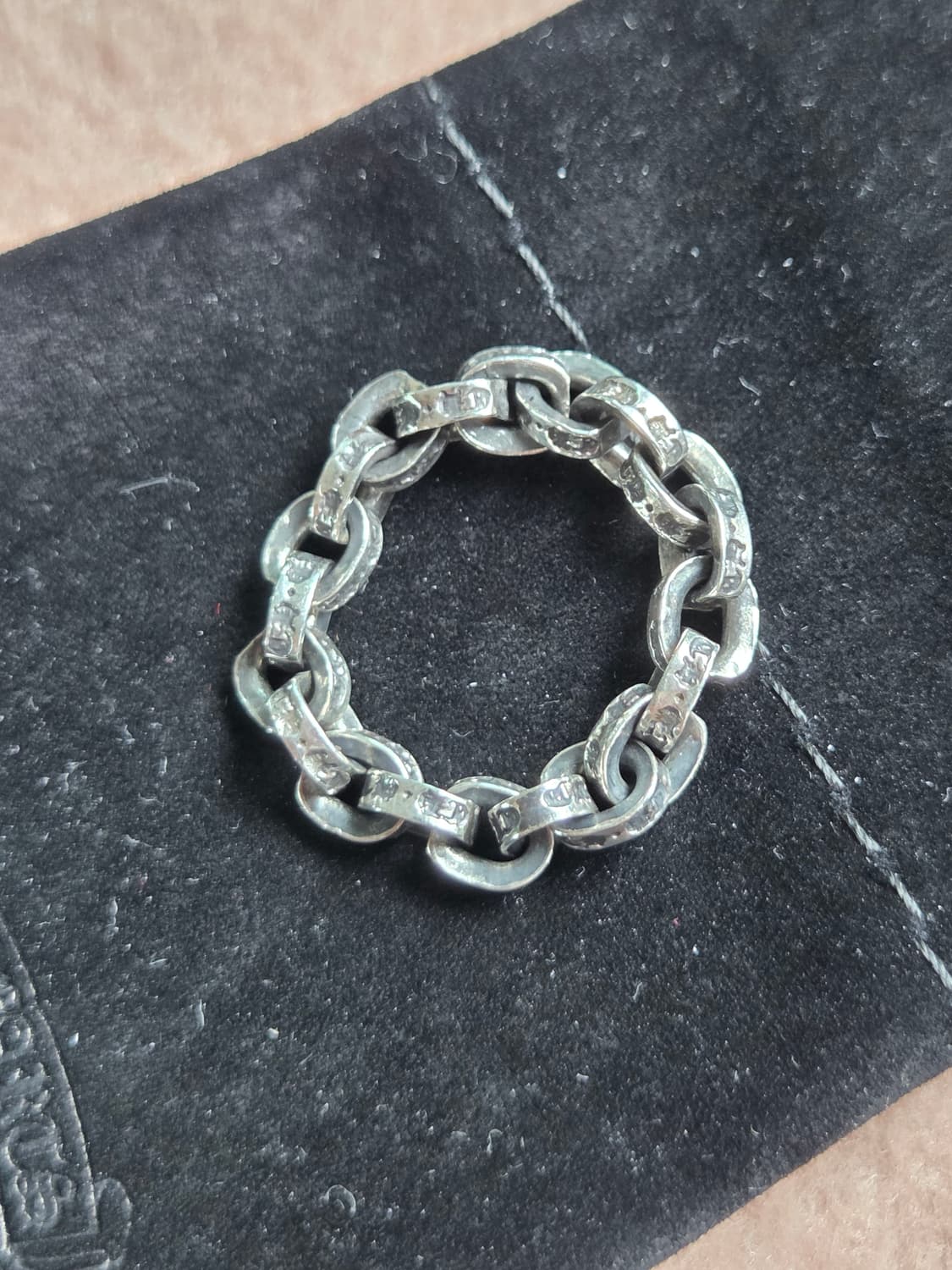 크롬하츠 페이퍼 체인링 정품 상품이미지3