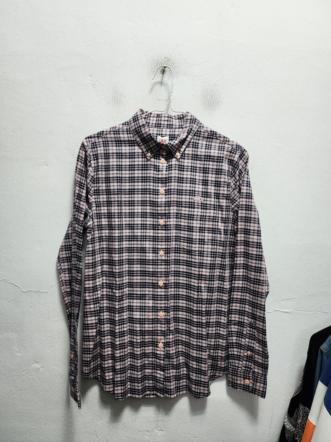 (새상품) 라코스테 홍콩 리미티드 체크셔츠 상품이미지1