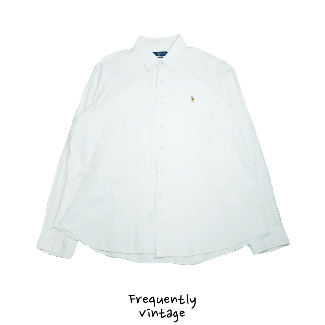 [택포]폴로 신형 샴브레이 화이트 셔츠 상품이미지1