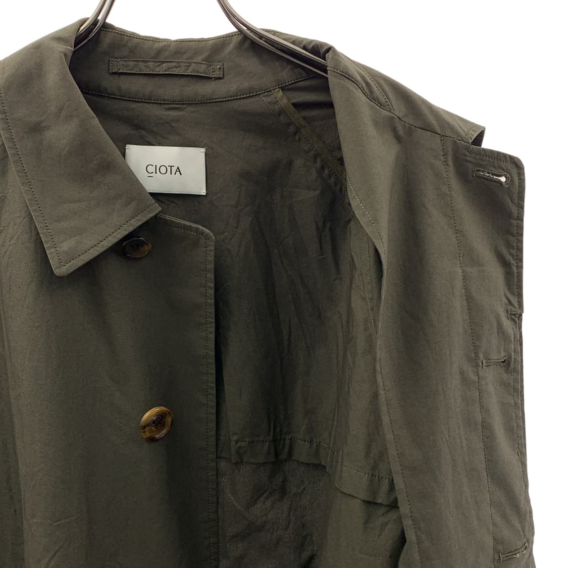 시오타 수빈코튼 타입라이터 발마칸 코트 상품이미지5