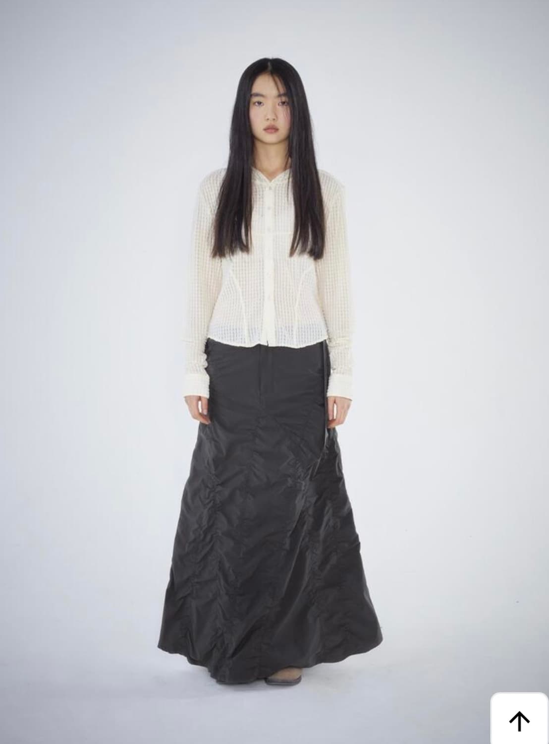 코이세이오 머메이드 스커트 챠콜 1 상품이미지2