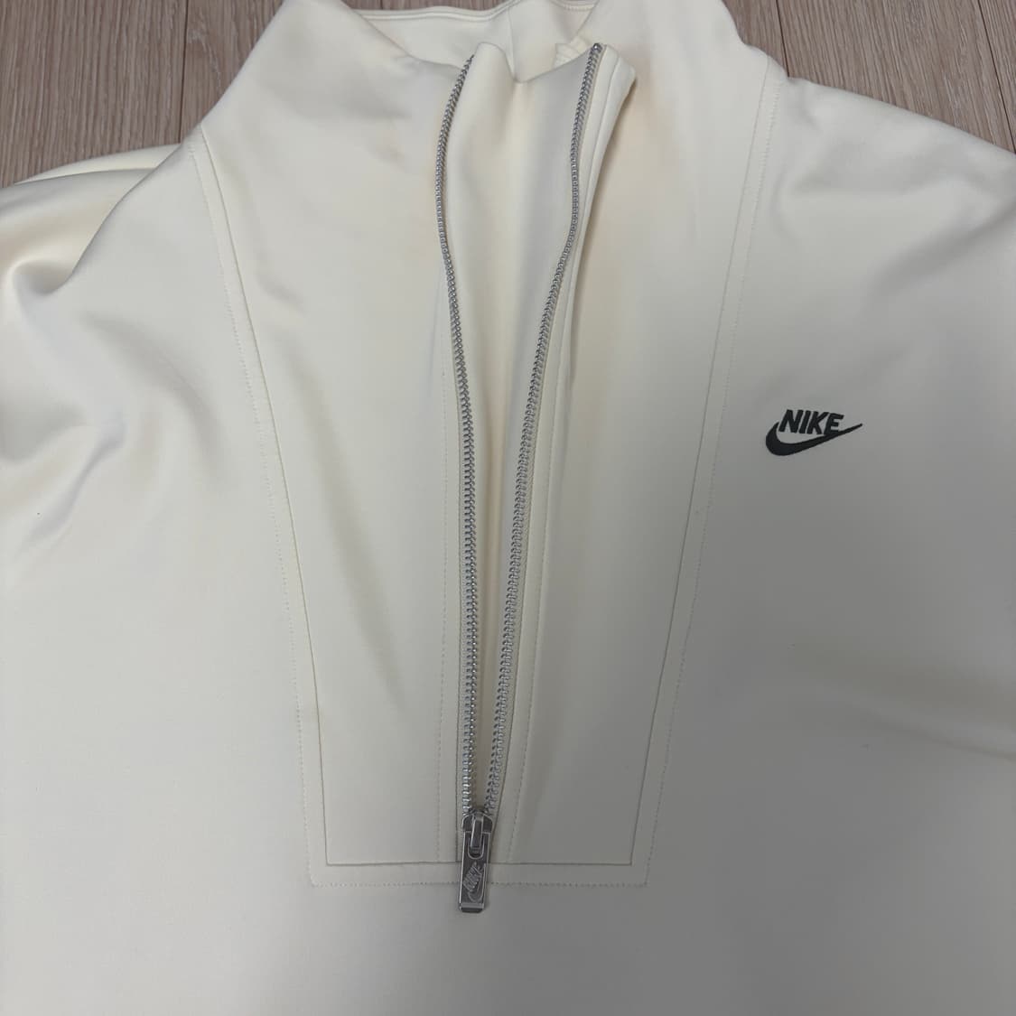 나이키 하프집업 맨투맨 아이보리 상품이미지3