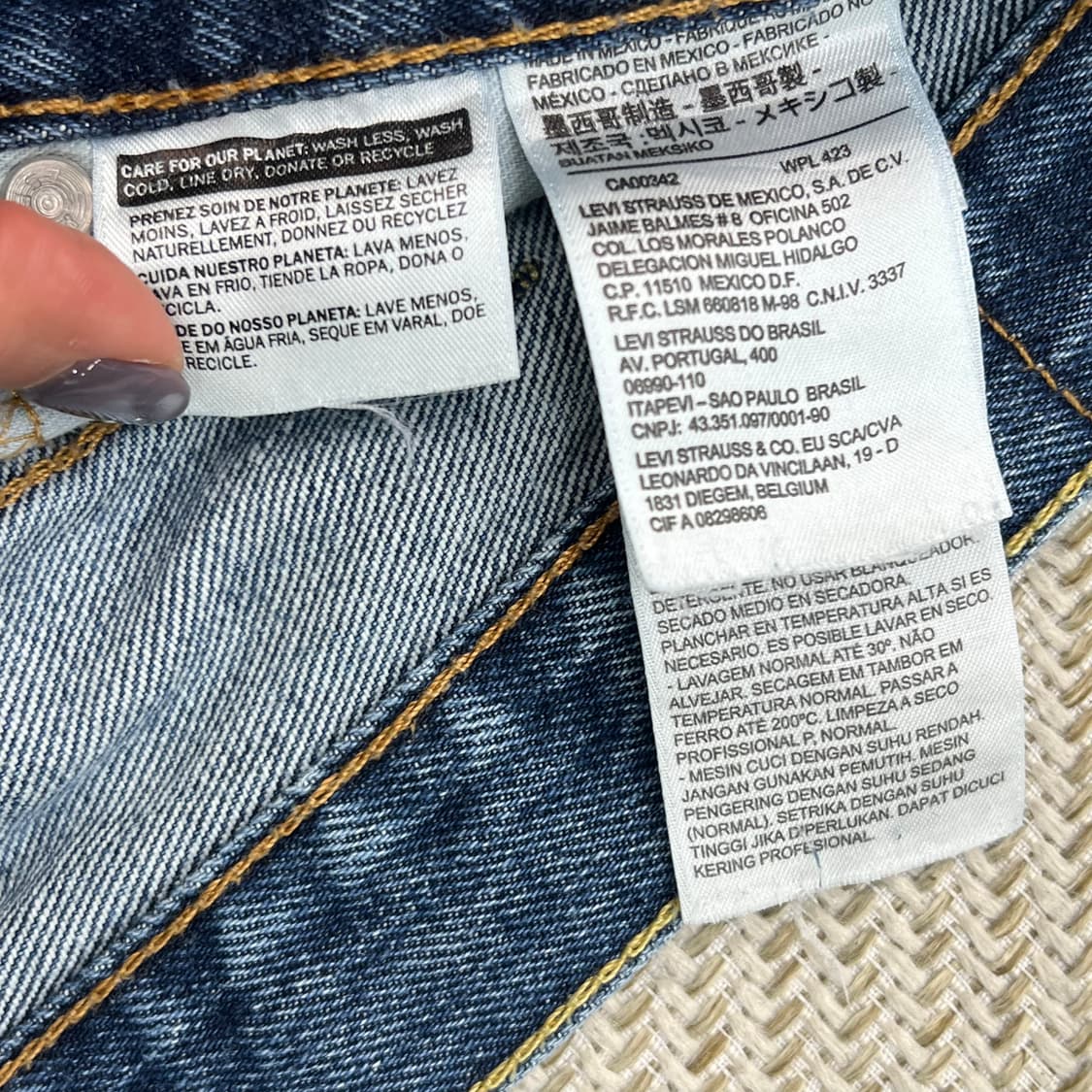 리바이스 517 데님팬츠 r2895 상품이미지7