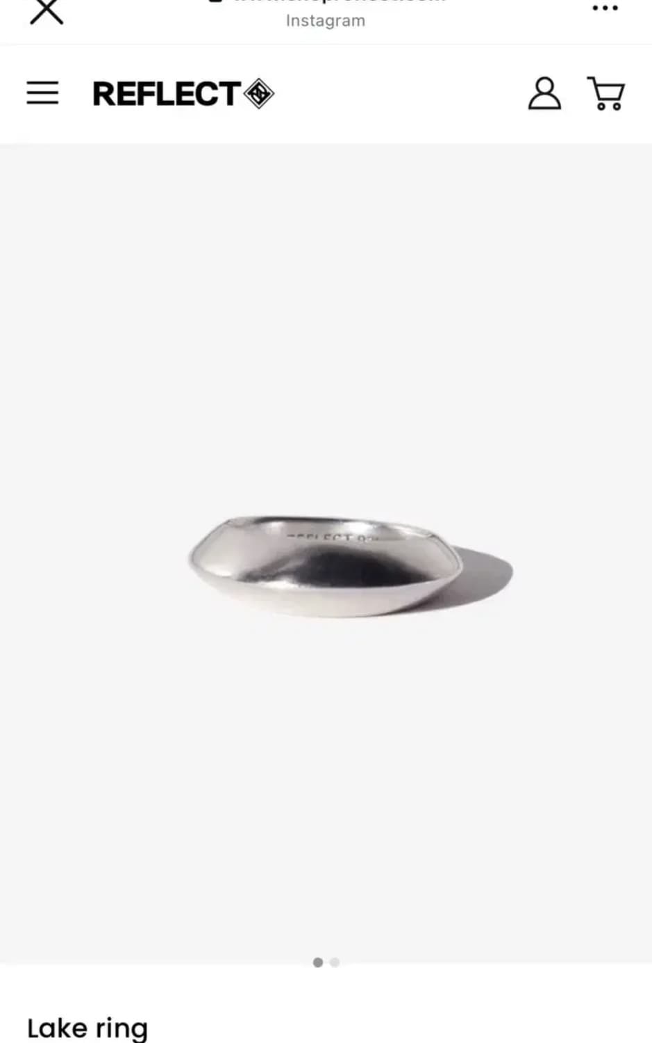 키야기 리플렉트 반지 ring 12호 상품이미지1