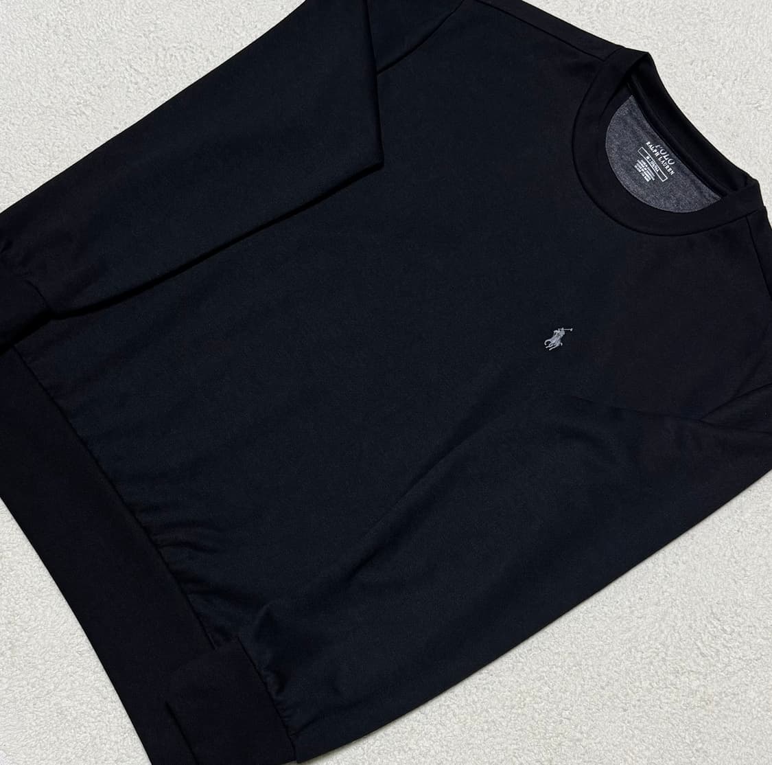 폴로 랄프로렌 블랙 실버로고 긴팔 상품이미지3