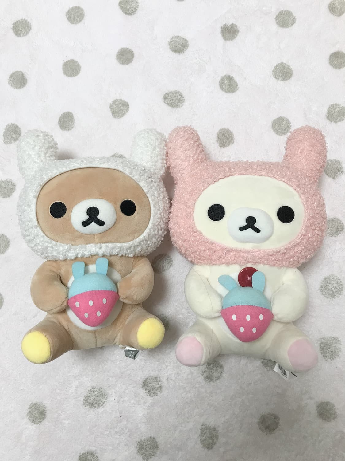 리락쿠마 코리락쿠마 딸기 토기 인형 세트 상품이미지1