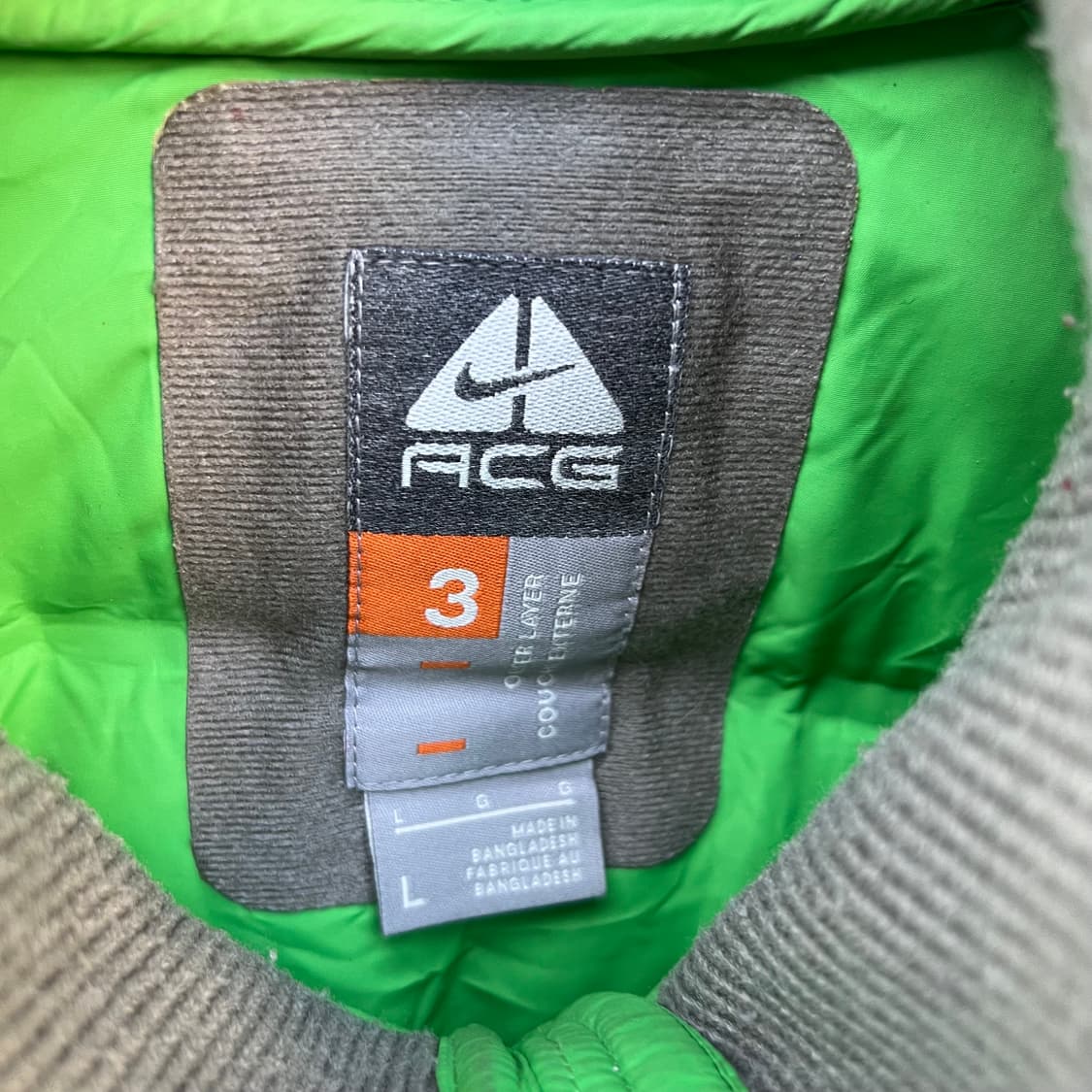 00‘s Nike ACG NO-SEW 구스다운 푸퍼 자켓 상품이미지8