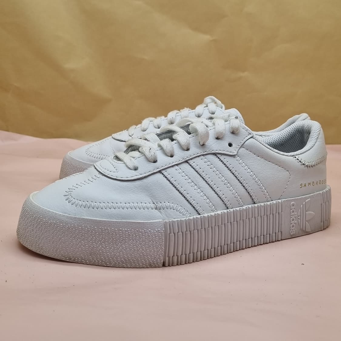 아디다스 삼바로즈 화이트 운동화 220 상품이미지1