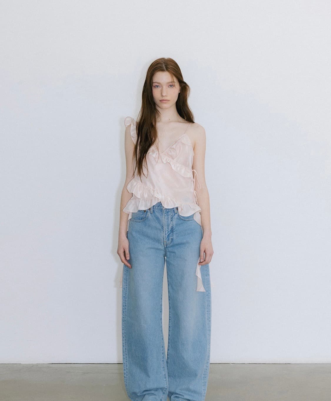 아뜰리에에디션 String Shirring Blouse (pink) 상품이미지8
