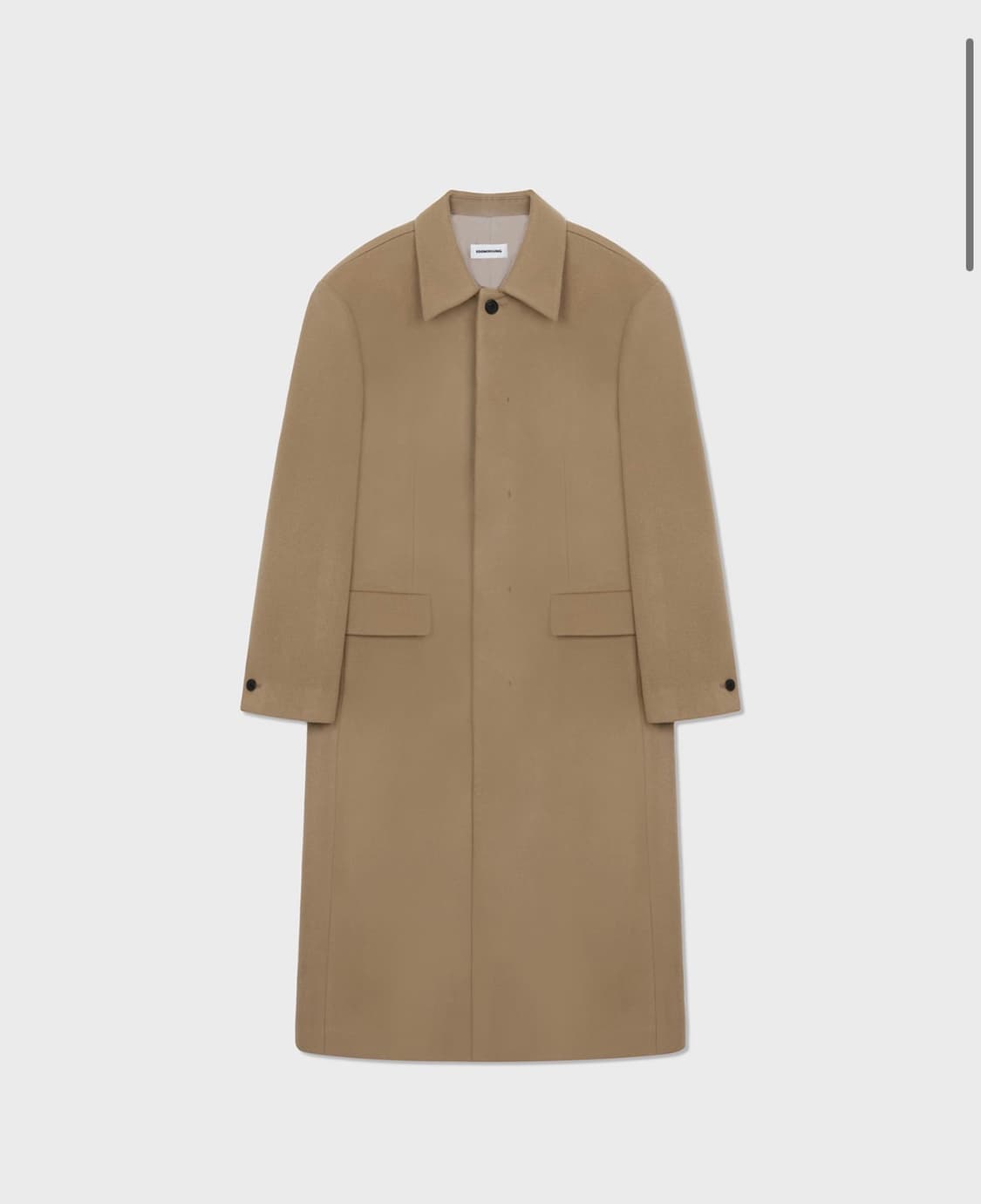 구민성 와이드 맥코트 울캐시미어 코트 L 새상품 상품이미지2