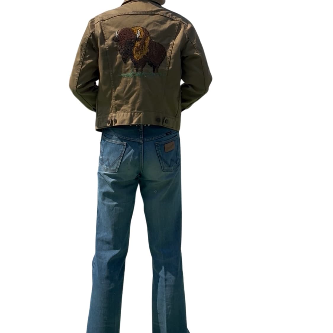 70s 랭글러 벨바텀 플레어 데님팬츠 32 리바이스 684 646 상품이미지2