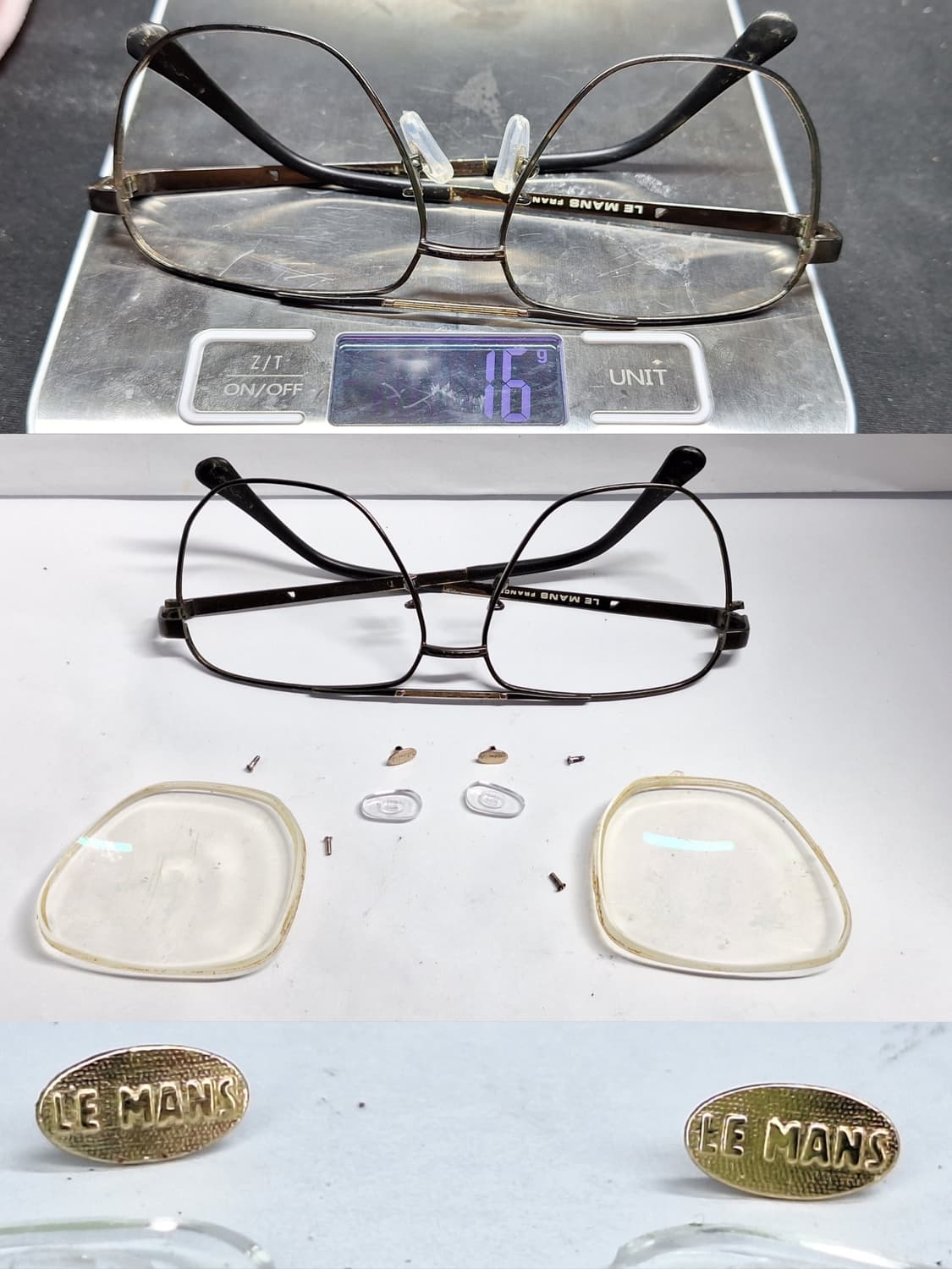 80s LE MANS 르망스 LF-05 빈티지 투브릿지 안경테/클래식  상품이미지2