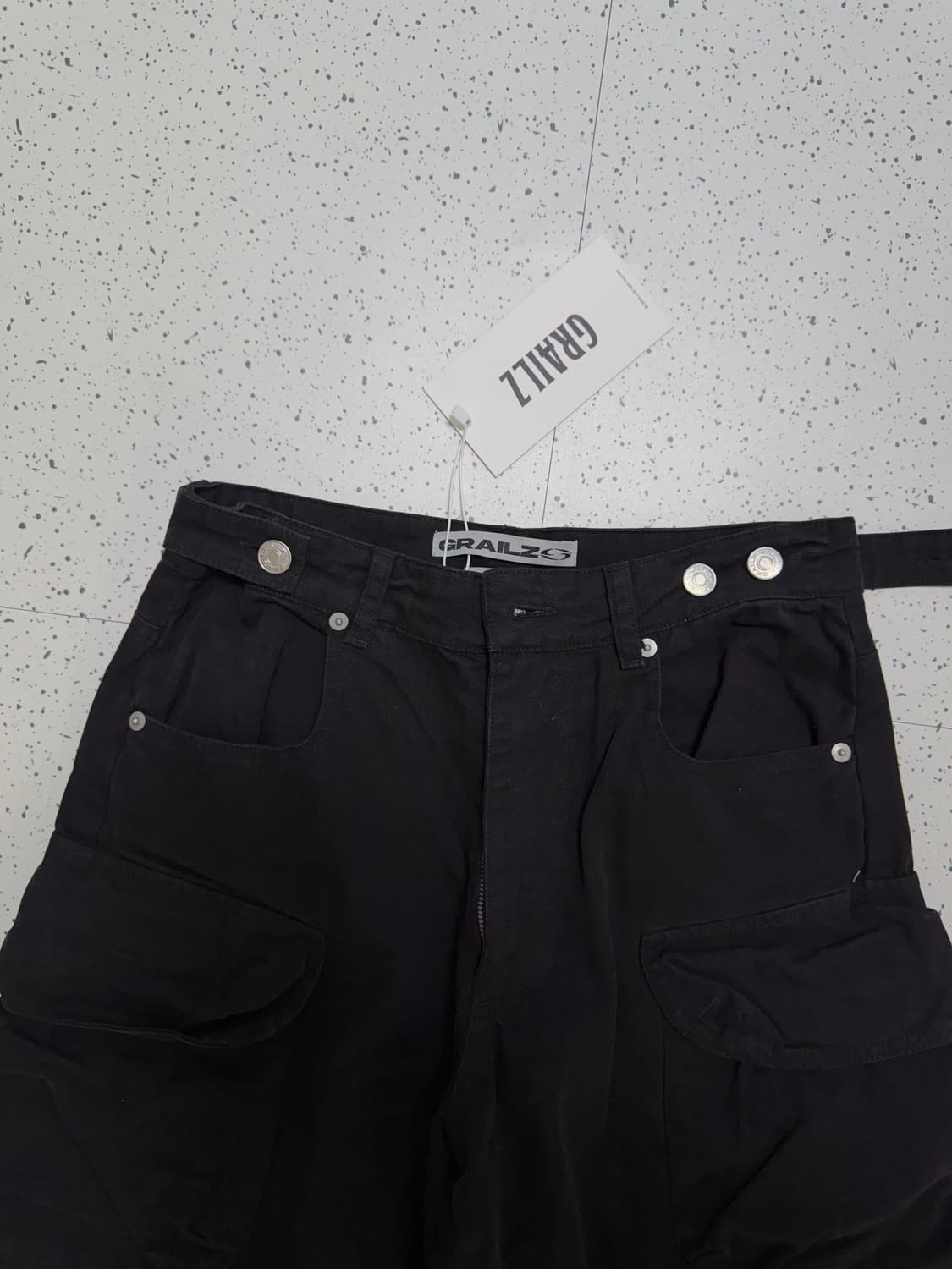 [새상품] 그레일즈 ERBE 멀티 카고 팬츠 블랙 상품이미지5