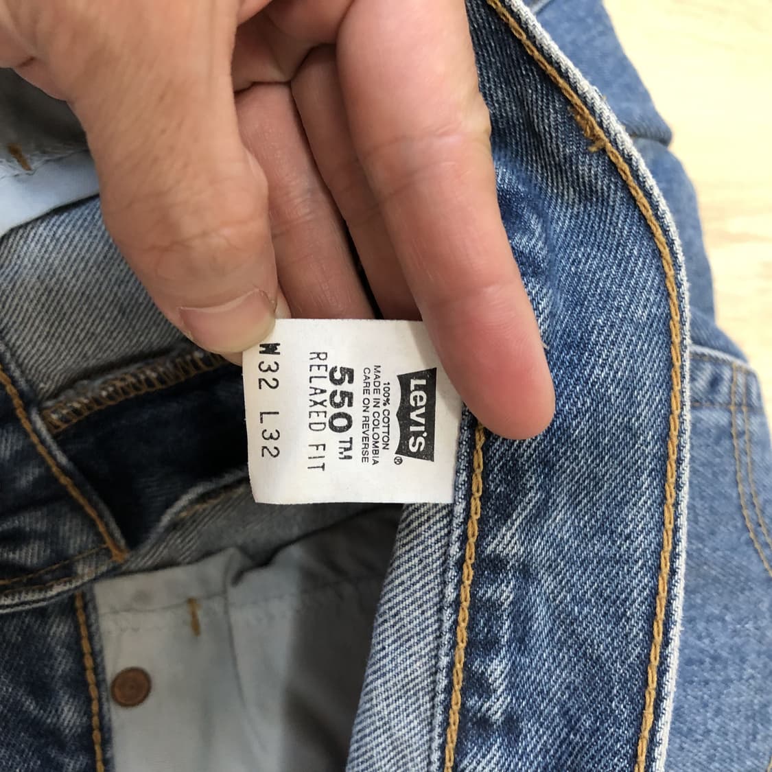 (31) 00's 리바이스 Levi's 550 릴렉스드핏 연청 데님 상품이미지5