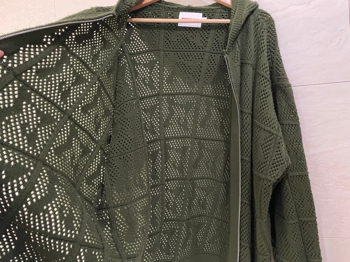 아카이브 볼드 / 그물 후드 집업, 망사 후드 / L 상품이미지7