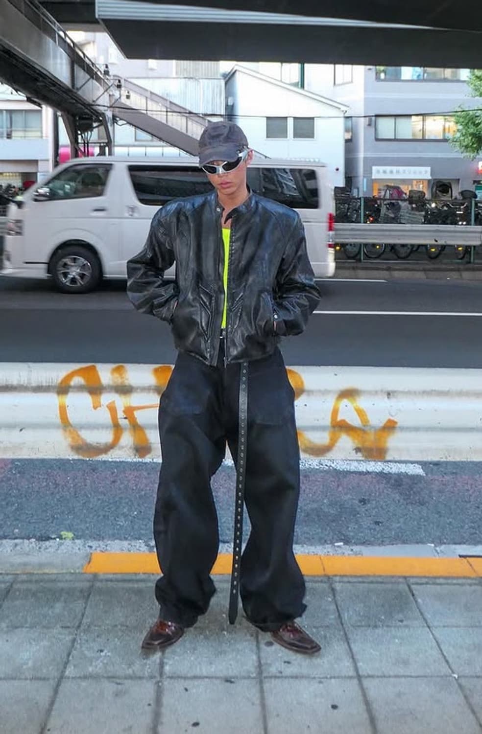 [XL] REGEN ZONE 바이커 레더 자켓 상품이미지2