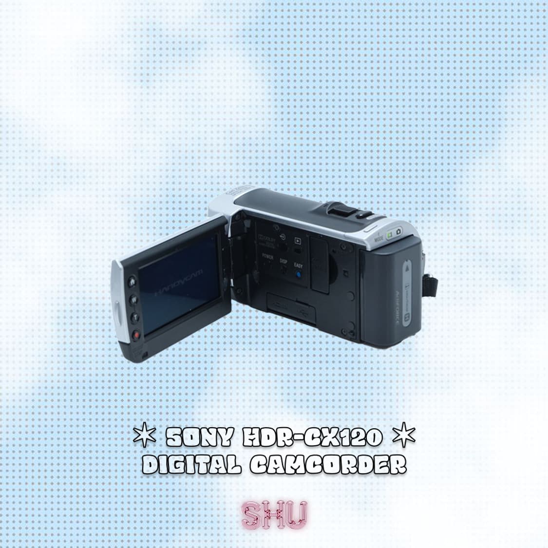 소니 HDR-CX120 디지털 빈티지 핸디캠 캠코더 실버 상품이미지5