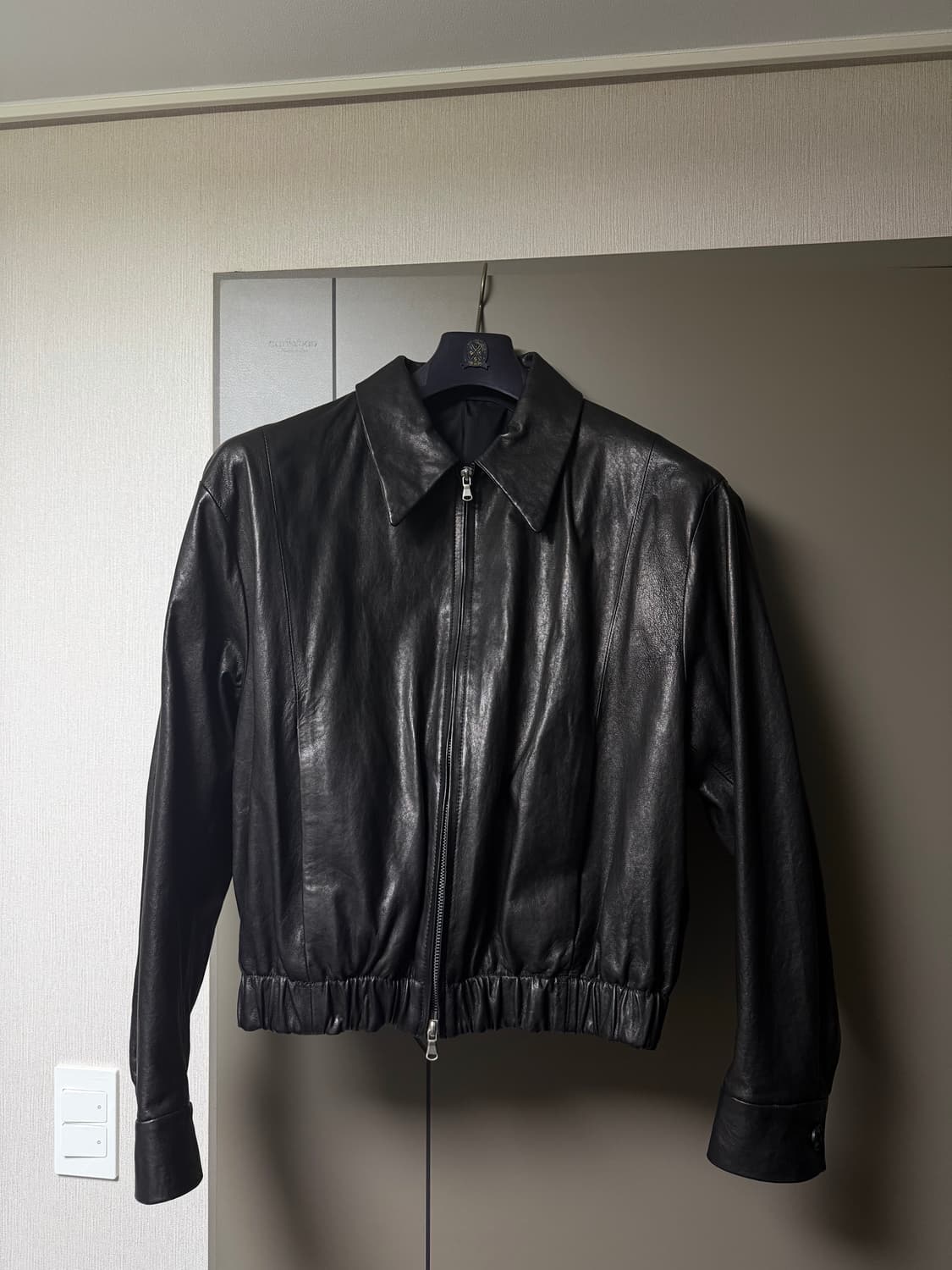 (S) 쿠어 램스킨 블루종 상품이미지1