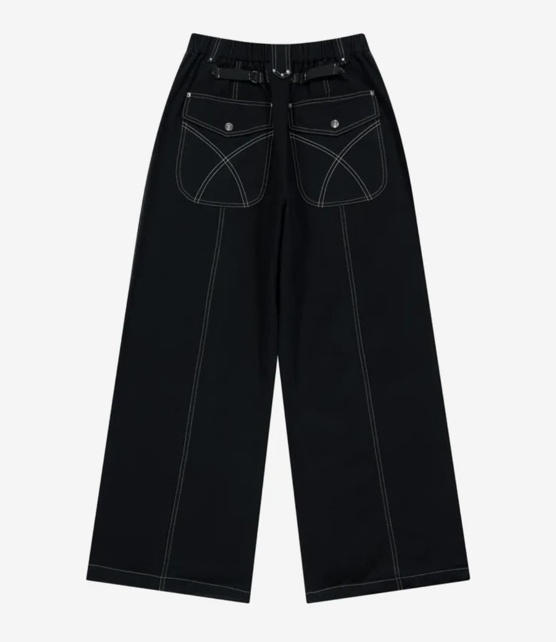 아캄 Knee Pin-tuck Studded Cotton Pants 상품이미지4