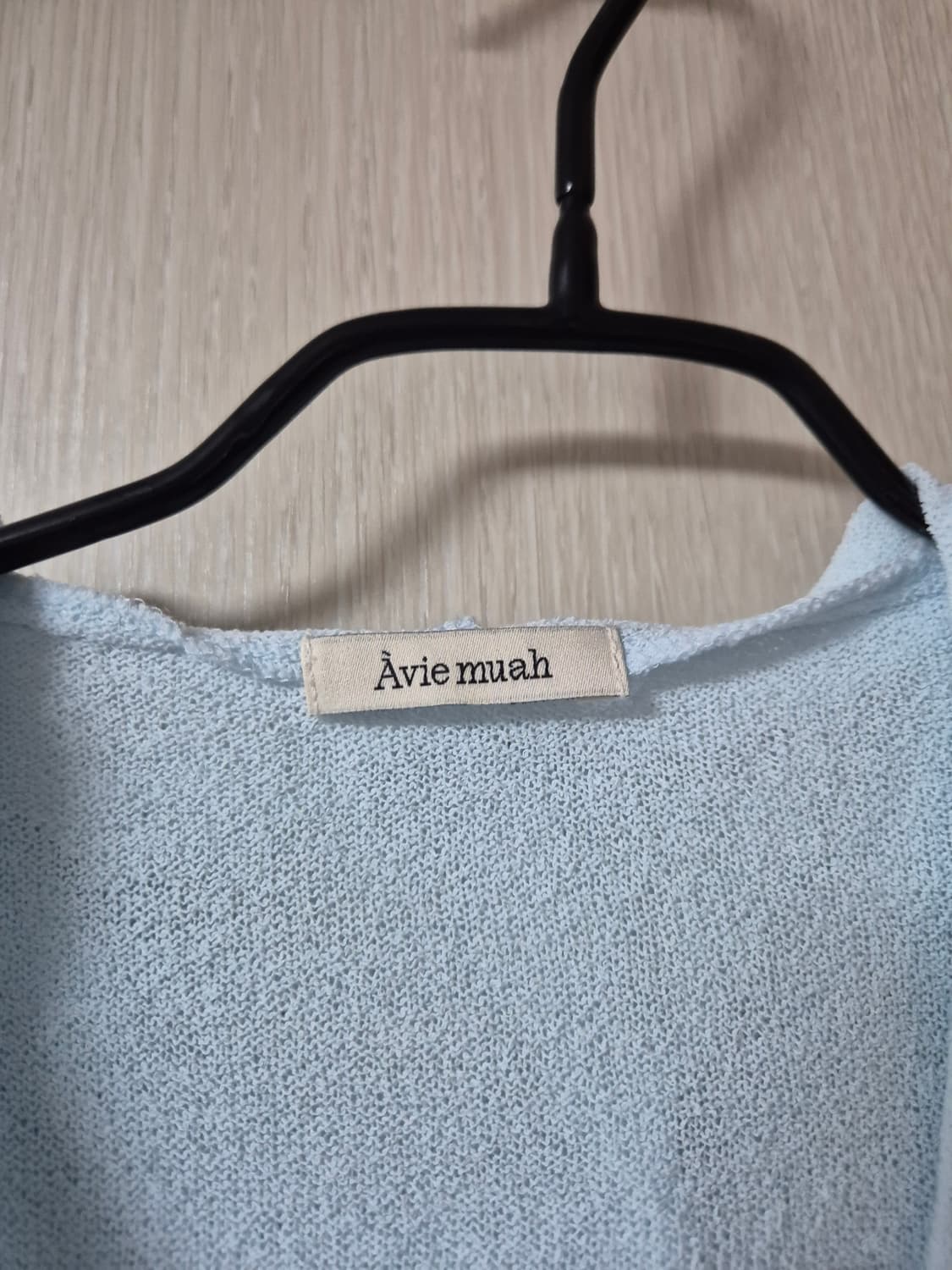 (25년) 아비에무아 시어후드 니트 오버사이즈 상품이미지5