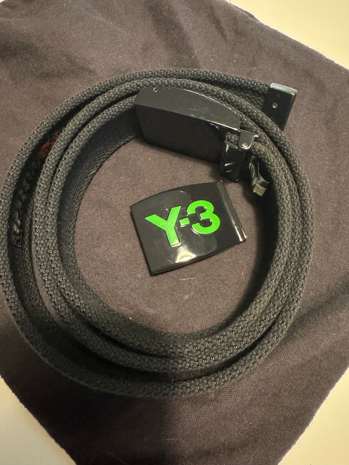 프랑스구매 Y-3 로고 벨트 상품이미지1