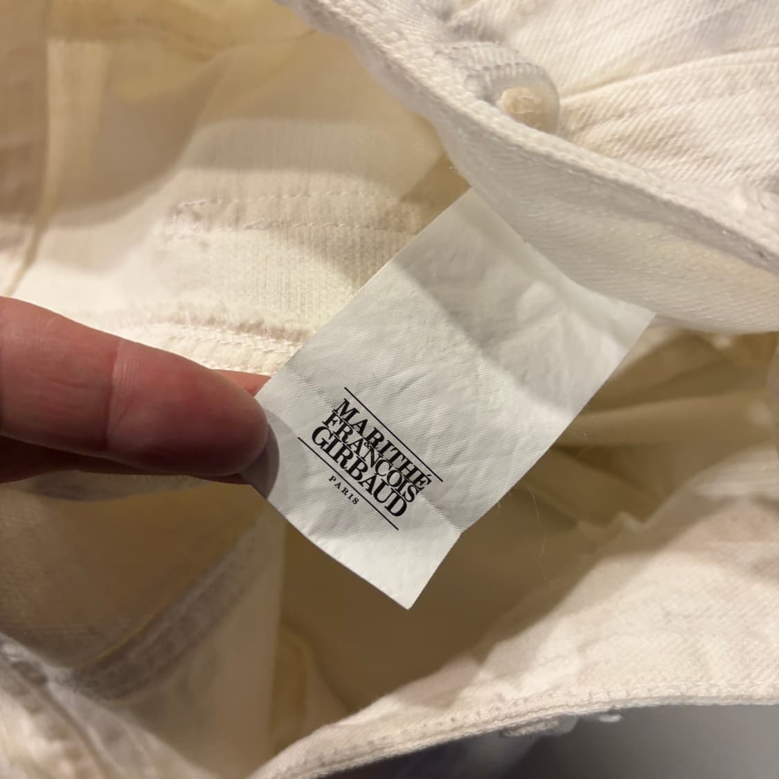 [25] 마리떼 프랑소와저버 아이보리 화이트 와이드 팬츠 C769 상품이미지8